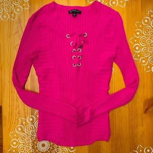 Hot pink INC sweater